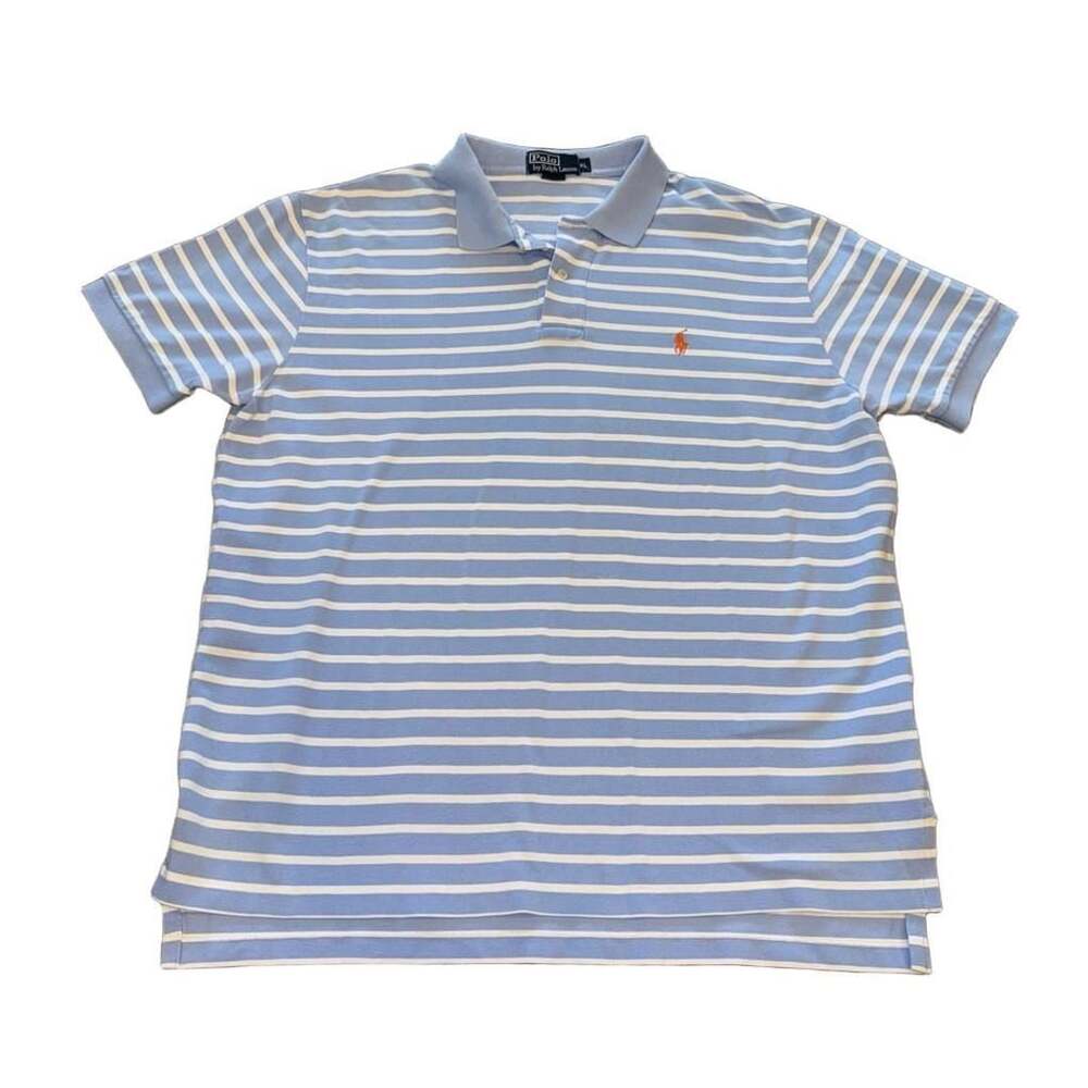 Polo Ralph Lauren Men's XL Striped Polo Shirt Coastal Grandpa Preppy